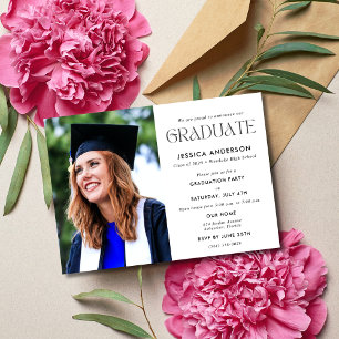 Foto High School Graduation Party Ankündigung