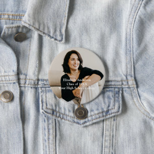 Foto High School Uni Wiedersehen Personalisiert Button