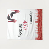 Foto Hintergrund Benutzerdefinierter Geburtstagspa Wandteppich (Vorderseite (Horizontal))