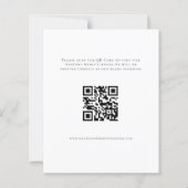 Foto Hintergrund QR Hochzeit speichern Datum (Rückseite)