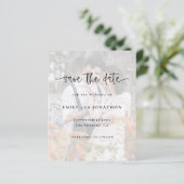 Foto Hintergrund QR Hochzeit speichern Datum (Stehend Vorderseite)