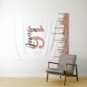 Foto Hintergrund Stand Sweet 16 16 Rose Gold Wandteppich (Beispiel (Horizontal))