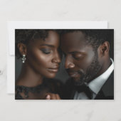 Foto-Hintergrundkarte 7x5 für Vellum Save the Date Einladung (Vorderseite)