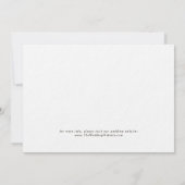 Foto-Hintergrundkarte 7x5 für Vellum Save the Date Einladung (Rückseite)