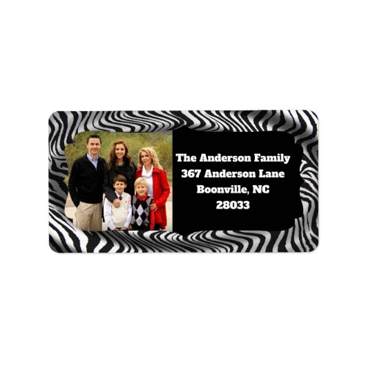 FOTO HINZUFÜGEN ADRESSAUFKLEBER (Vorne)