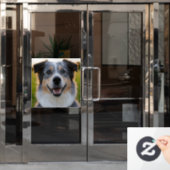 Foto hinzufügen Anpassen Fensteraufkleber (Büro Tür)