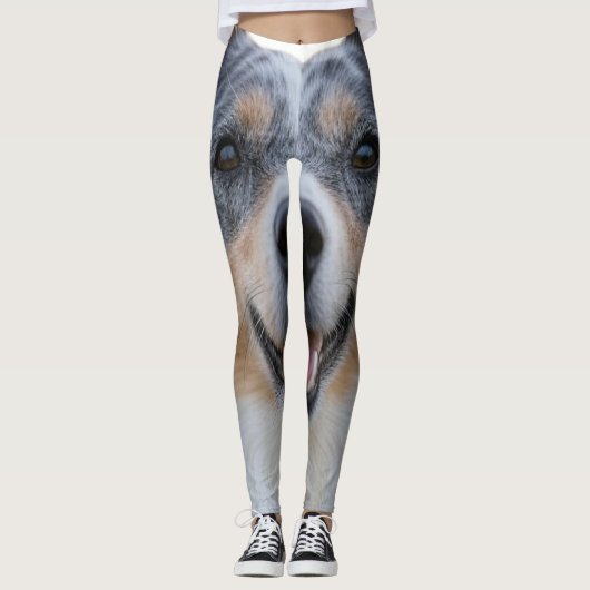 Foto hinzufügen Anpassen Leggings (Vorderseite)
