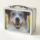 Foto hinzufügen Anpassen Metall Brotdose (Rückseite)