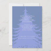 FOTO HINZUFÜGEN - FARBweihnachtsbäume verändern Einladung (Rückseite)