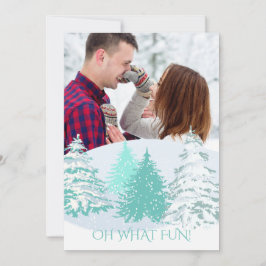 FOTO HINZUFÜGEN - FARBweihnachtsbäume verändern Einladung