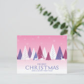 Foto hinzufügen | Frohe Weihnachtsfeiertage Postkarte (Stehend Vorderseite)