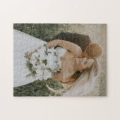 Foto hinzufügen | Hochzeitsstift Foto Puzzle (Horizontal)