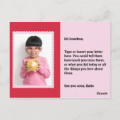 Foto hinzufügen - Personalisierte Verbindungen mit Postkarte (Rückseite)