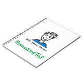 Foto hinzufügen | Text personalisieren | Machen Si Notizblock (Linke Seite)