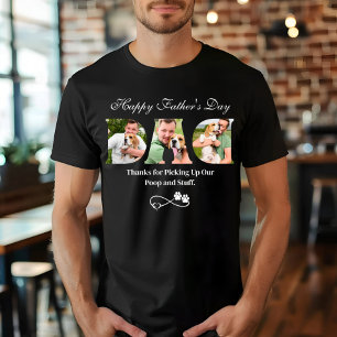 Foto hochladen Alles Gute zum Vatertag Lustiger Hu T-Shirt