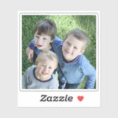 Foto hochladen aufkleber (Blatt)