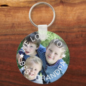 Foto hochladen - beste Opa Schlüsselanhänger (Vorderseite)