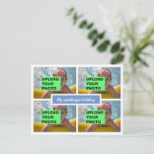 Foto hochladen feiertagspostkarte (Stehend Vorderseite)