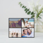 Foto hochladen feiertagspostkarte (Stehend Vorderseite)