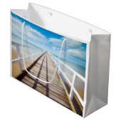 Foto hochladen große geschenktüte (Vorderseite Schrägansicht)