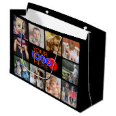 Foto hochladen große geschenktüte (Vorderseite Schrägansicht)