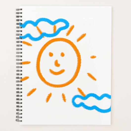 Foto hochladen Kids Artwork Planer (Vorderseite)