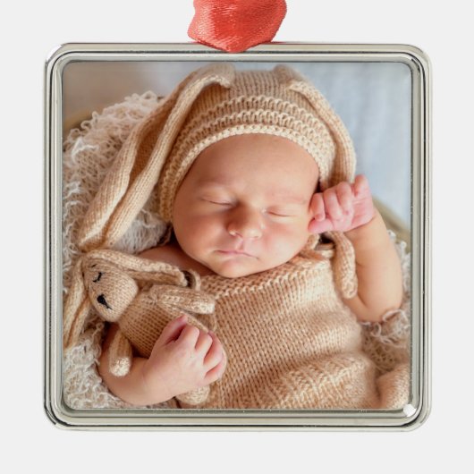 Foto hochladen ornament aus metall (Vorne)