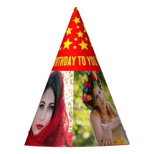 Foto hochladen partyhütchen (Vorderseite)