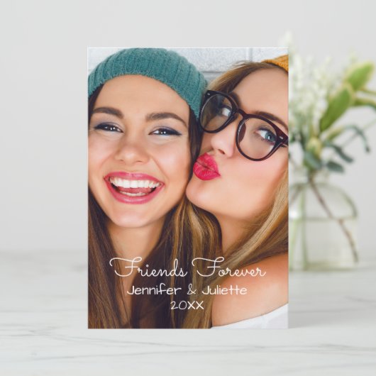 Foto hochladen | Personalisieren mit Namen, Daten (Stehend Vorderseite)