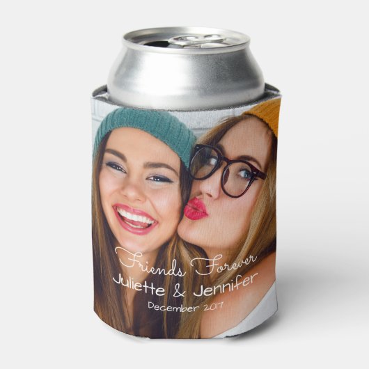 Foto hochladen | Personalisieren mit Namen, Daten Dosenkühler (Kanne Vorderseite)