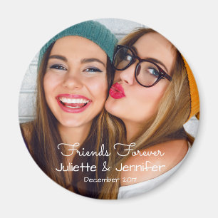 Foto hochladen Personalisieren mit Namen, Daten Magnet