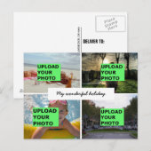 Foto hochladen postkarte (Vorne/Hinten)