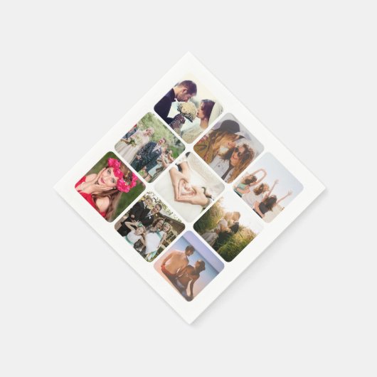 Foto hochladen serviette (Ecke)