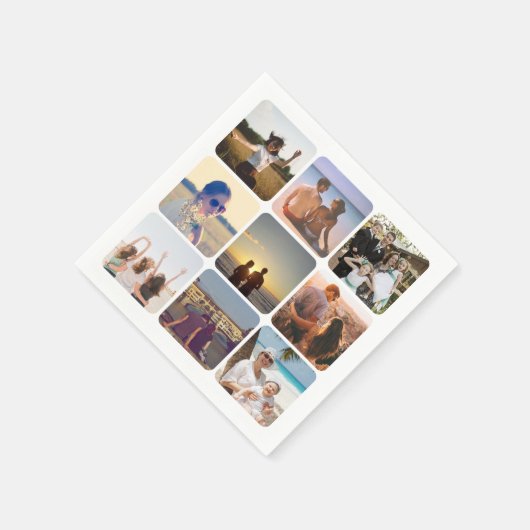 Foto hochladen serviette (Ecke)