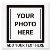 Foto hochladen und Text hinzufügen - Anpassen (Vorne)