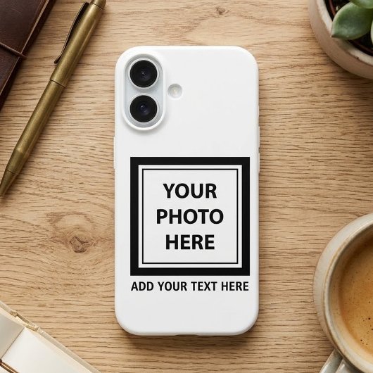 Foto hochladen und Text hinzufügen - Anpassen Case-Mate iPhone Hülle