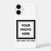 Foto hochladen und Text hinzufügen - Anpassen Case-Mate iPhone Hülle (Rückseite)
