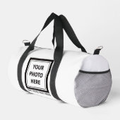 Foto hochladen und Text hinzufügen - Anpassen Duffle Bag (Rechte Ecke)