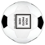 Foto hochladen und Text hinzufügen - Anpassen Fußball (Gedreht)