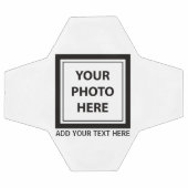 Foto hochladen und Text hinzufügen - Anpassen Fußball (Flach)