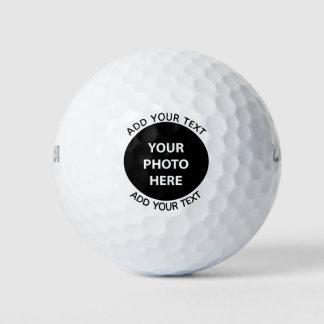 Foto hochladen und Text hinzufügen - Anpassen Golfball
