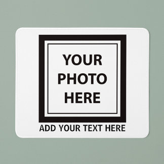 Foto hochladen und Text hinzufügen - Anpassen Mousepad