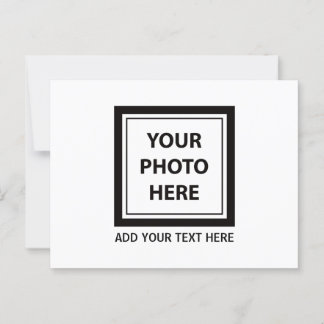 Foto hochladen und Text hinzufügen - Anpassen Postkarte