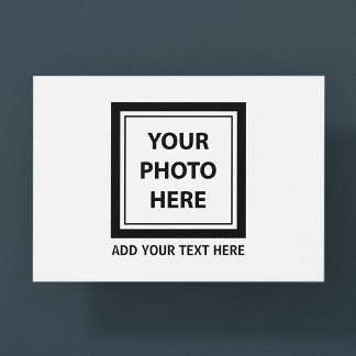 Foto hochladen und Text hinzufügen - Anpassen Postkarte