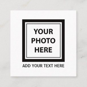 Foto hochladen und Text hinzufügen - Anpassen Telefonnummerkarte