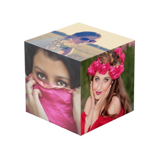 Foto hochladen würfel (Vorderseite Schrägansicht)