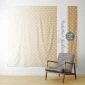 Foto Hochzeit Backdrop Brautgarten - goldene ombre Wandteppich (Beispiel (Horizontal))