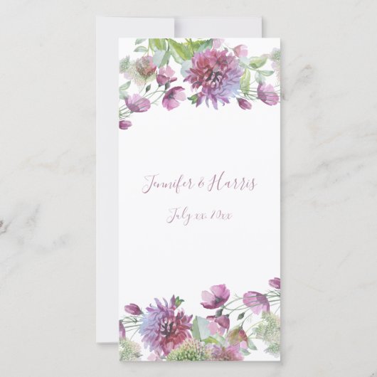 Foto Hochzeit danke Ihnen Sommer in Bloom