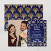 Foto-Hochzeit danken Ihnen, Kunst-Dekozwanziger Dankeskarte (Vorne/Hinten)