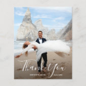 Foto Hochzeit Dankeschön-Karte (Vorderseite)